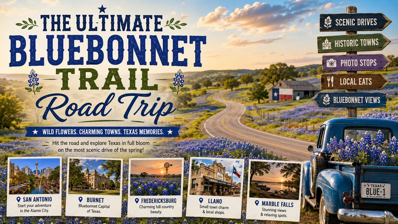 bluebonnet trail road trip