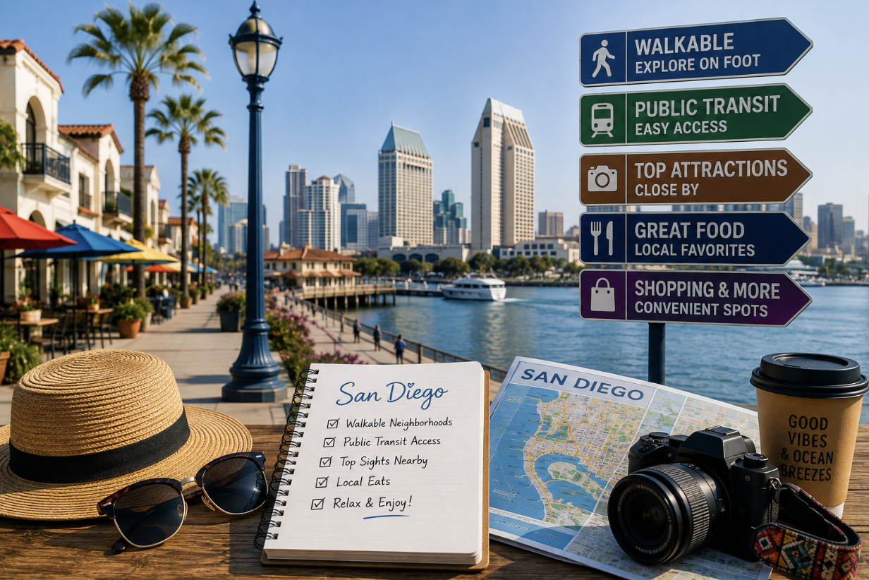 Where to Stay in San Diego Without a Car