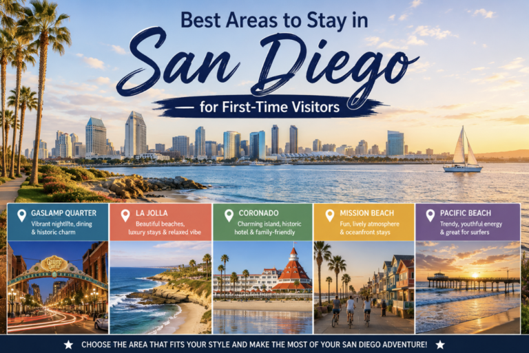 Best Areas to Stay in San Diego for First-Time Visitors