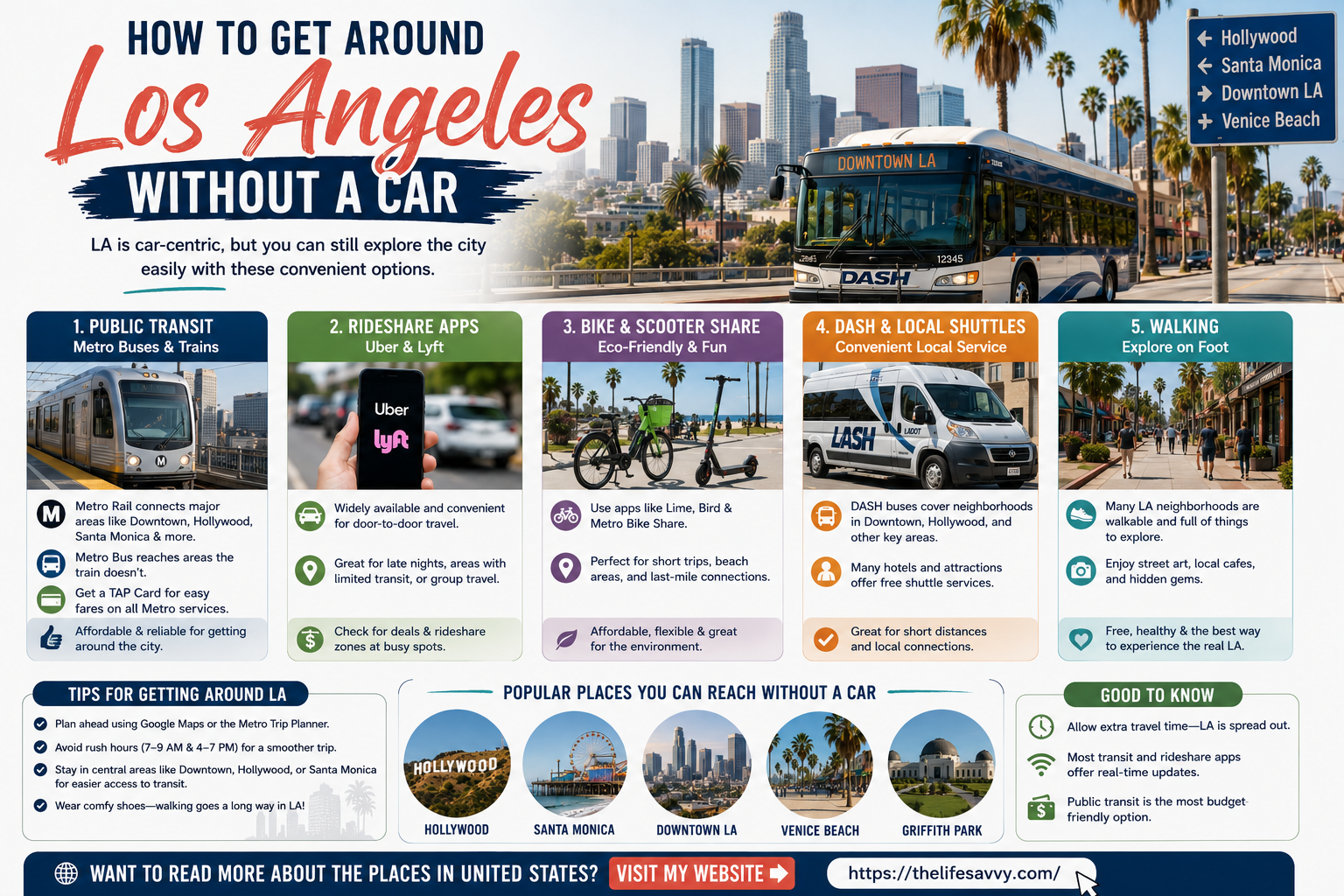 How to Get Around Los Angeles Without a Car
