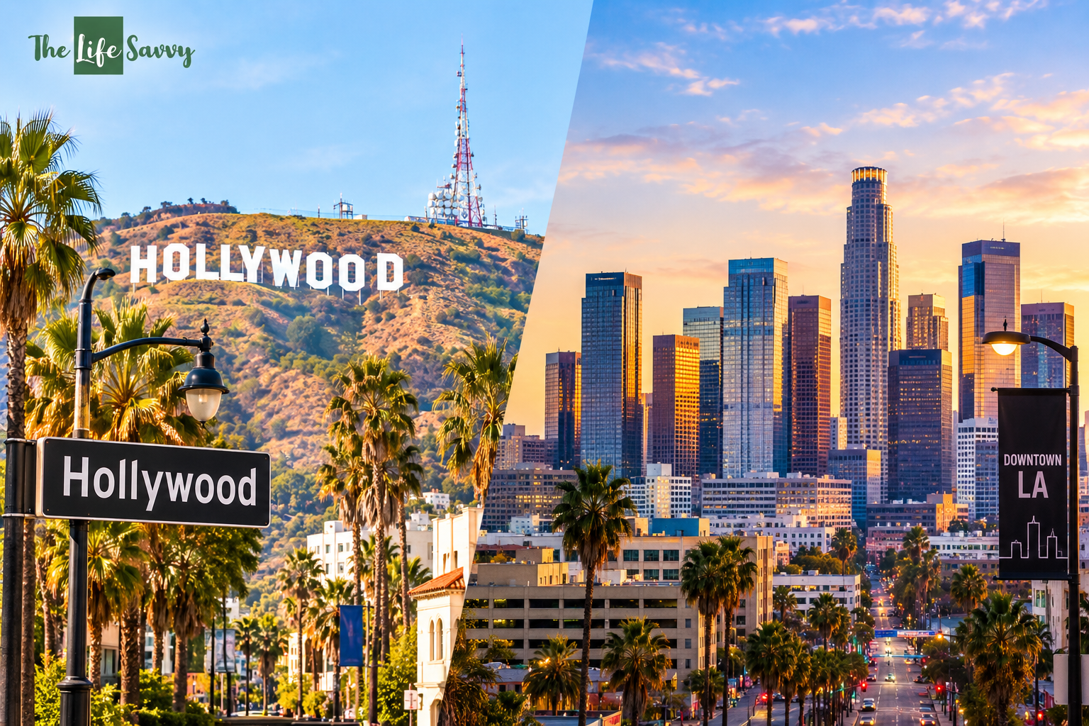 Hollywood vs Downtown LA Which One Should You Stay In